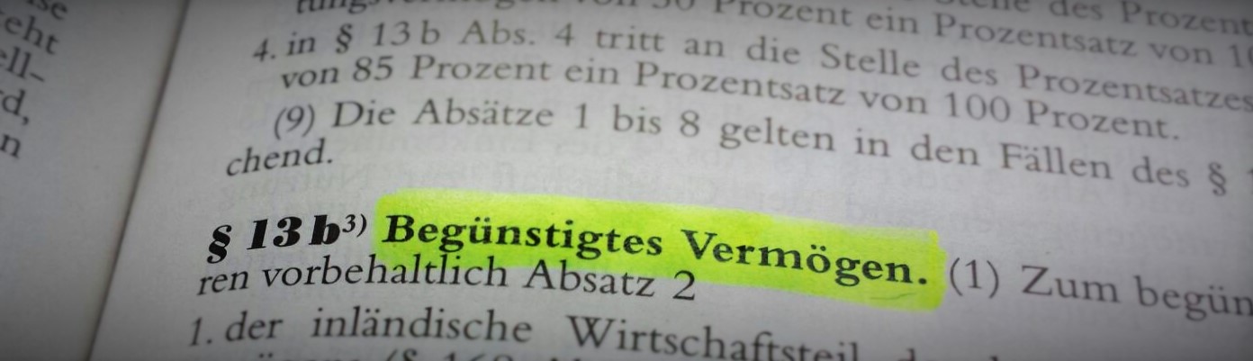 Erbschaftssteuerreform: Diesmal aber verfassungsgemäß!